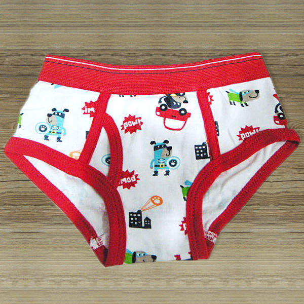 los niños ropa interior boxer con estampados de dibujos animados