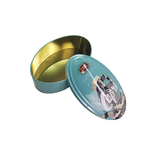 Tùy Chỉnh Thiếc Có Thể Nhà Sản Xuất Kẹo Thiếc Có Thể Hình Bầu Dục Sô Cô La Hộp Thiếc - Product Image 1