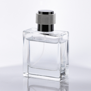 Nhà Máy Bán buôn New rỗng dầu nước hoa <span class=keywords><strong>Atomizer</strong></span> 50ml 100ml rõ ràng vuông chai nước hoa thủy tinh với phun - Product Image 3