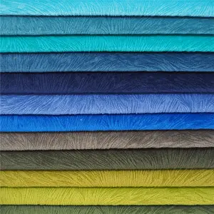 Moroccan customized 100% polyester knitting velour burn-out DTY/FDY fabric for sofa