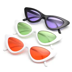 European American Popular New Triangle Cat Eyes Female Sunglass Trendsetter Eye Sun Shade 1364