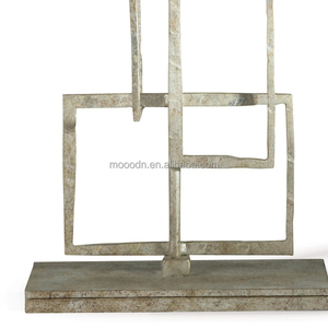 Retro lujo arte decorativo Vintage óxido oro Metal seda tela Romana Viabizzuno lámpara <span class=keywords><strong>de</strong></span> mesa para hotel - Product Image 2