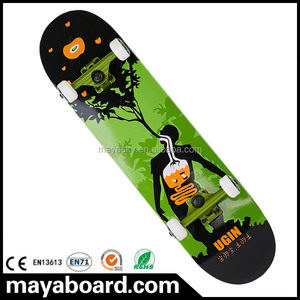 Pas cher <span class=keywords><strong>prix</strong></span> Ugin en bois <span class=keywords><strong>D</strong></span>'érable planche à roulettes complète 2.5 KG poids net planche à roulettes - Product Image 1