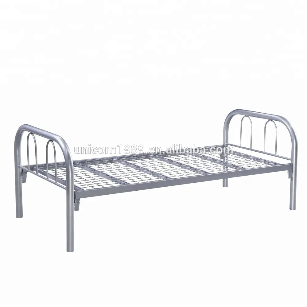 metal bed factory thickened single and double iron frame bed
