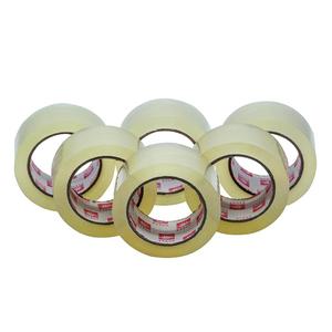 3% 할인 남아프리카 시장 클리어 45mic 48mm <span class=keywords><strong>100y</strong></span> <span class=keywords><strong>BOPP</strong></span> 접착 포장 테이프 카톤 씰링 사용