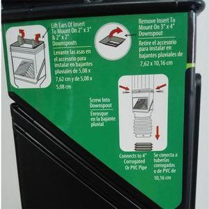 Tuyaux <span class=keywords><strong>de</strong></span> descente en plastique, 1 pièce, bec <span class=keywords><strong>de</strong></span> descente carré, en PVC - Product Image 6