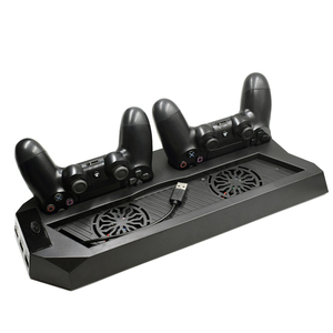 Soporte Vertical con <span class=keywords><strong>Joystick</strong></span> inalámbrico Dual, base de carga USB, ventilador enfriador de refrigeración para <span class=keywords><strong>PS4</strong></span> Playstation 4 - Product Image 5
