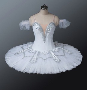 N0000152 <span class=keywords><strong>Tutù</strong></span> da Balletto <span class=keywords><strong>Bianco</strong></span> per Esibizioni di Danza per Ragazze, Modello Lago dei Cigni - Product Image 2