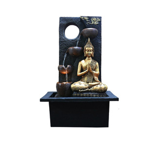 Barato preço estátua de buda design. China fornecedor decorativo da escultura da fonte de água da pedra interna/ - Product Image 1