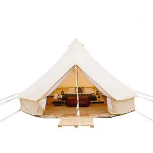 Groothandel huis 3m-Outdoor Geodetische Koepel Prefab Evenement PVC Stalen Huis 6 m Glamping Bel Luifel Tent