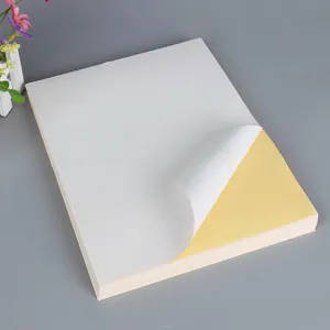 Blank Gloss Coated Self Adhesive Sticker Paper A3 A4 Size self adhesive label paper