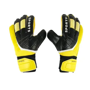 HYL-1805 design your own latex material soccer football goalkeeper gloves