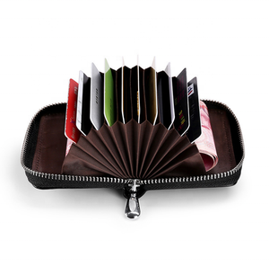 Portafoglio da <span class=keywords><strong>Donna</strong></span> in Vera Pelle con Protezione RFID, Spazioso e Carino, con Cerniera per Carte e <span class=keywords><strong>Piccolo</strong></span> <span class=keywords><strong>Portamonete</strong></span> - Product Image 1