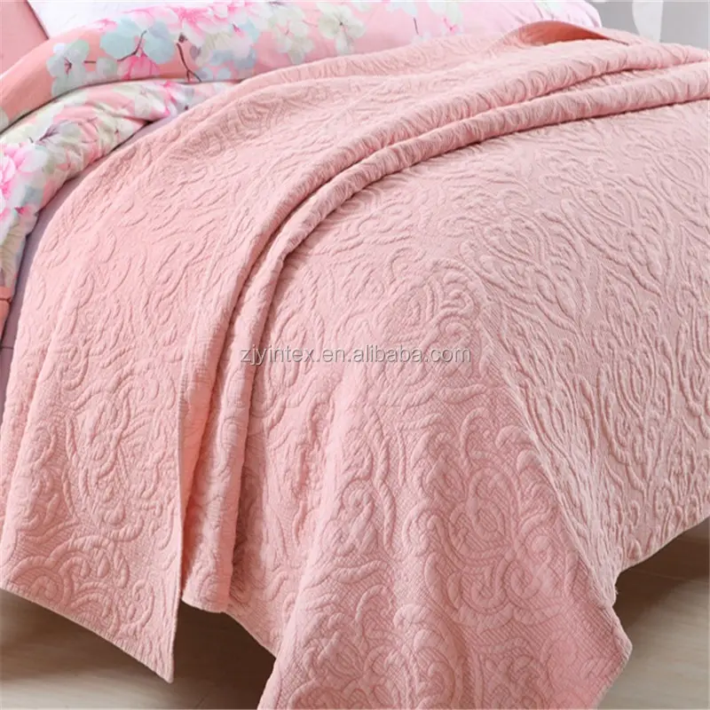 Glamorous Solid Bedspread Bed Sheet Set