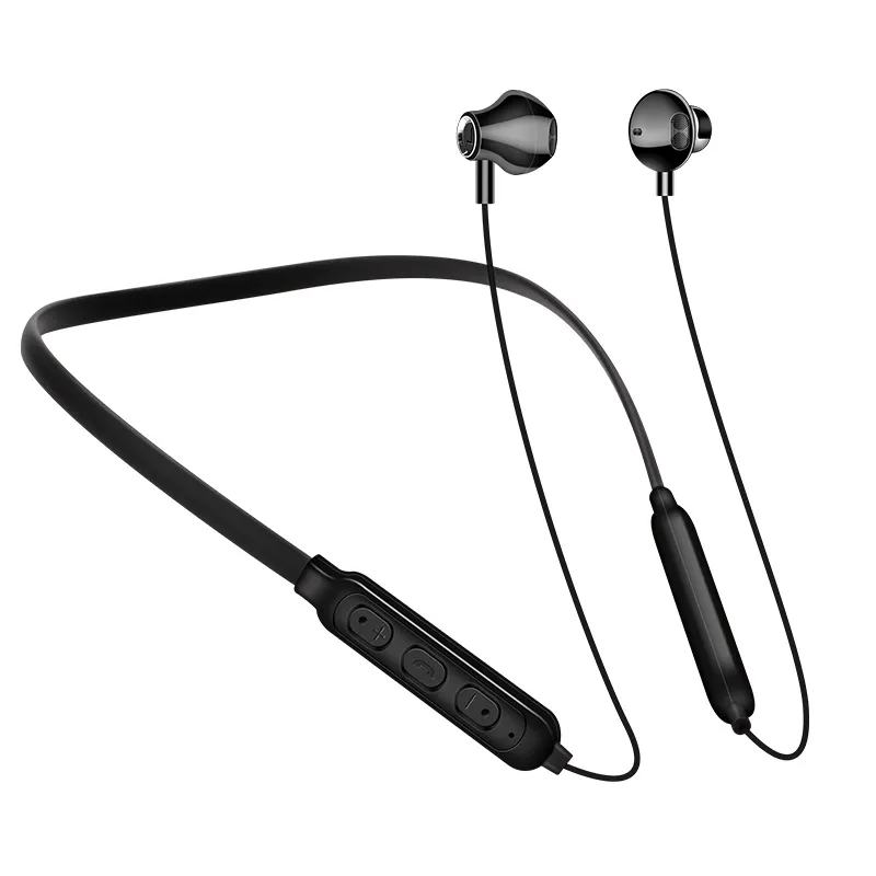 2021 Novelty Stereo Wireless Bt Earphone Neckband In-ear Headphones