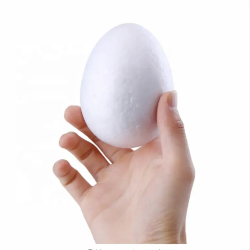 Großhandel ovale Styropor Schaum Ei für DIY Craft Ostereier bunte klare Kunststoff