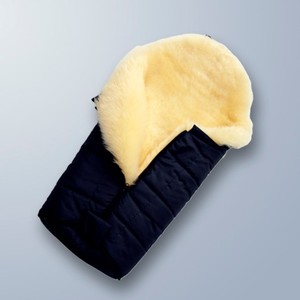 Natural sheepskin baby outdoor <strong>sleeping</strong> <strong>bag</strong> - Product Image 2