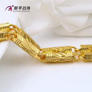 <span class=keywords><strong>Collana</strong></span> da Uomo Xuping, <span class=keywords><strong>Collana</strong></span> in <span class=keywords><strong>Oro</strong></span> 24k, Catena alla Moda per Uomini - Product Image 3