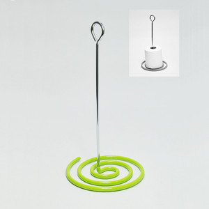 Porte-serviettes en métal au design moderne avec base en plastique - Product Image 3