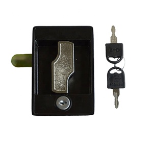 Armoire en acier avec porte à volets roulants, serrure de cabinet en métal - Product Image 3