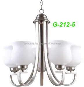 简约现代抛光镍枝形吊灯，迪拜中国制造枝形吊灯 (G212-5p和G212-3p)