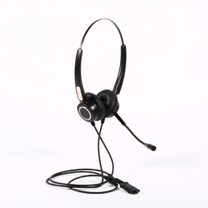 Binaural-auriculares con cancelación de ruido para centro de llamadas, cascos de teléfono con PLT QD para centro de llamadas o <span class=keywords><strong>telemarketing</strong></span> - Product Image 1