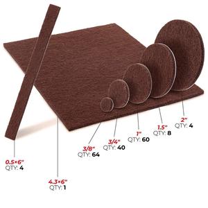 Coussinets <span class=keywords><strong>de</strong></span> meubles <span class=keywords><strong>de</strong></span> qualité supérieure, en feutre auto-adhésif en vrac, pieds <span class=keywords><strong>de</strong></span> meubles pour pieds <span class=keywords><strong>de</strong></span> <span class=keywords><strong>chaise</strong></span> - Product Image 4