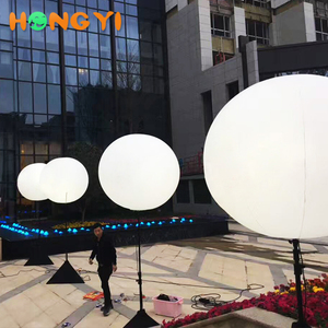 Höhenverstellbar Aufblasbare Stehenden Ballon Mit Pole Led-beleuchtung aufblasbare Lampe ballon Für Förderung - Product Image 4