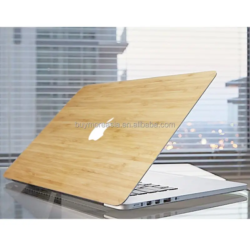 Casing Keras Kayu Bambu Asli untuk Macbook Pro Retina 13