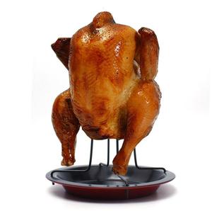 Estante <span class=keywords><strong>para</strong></span> asador de pollo, soporte de pie <span class=keywords><strong>para</strong></span> pavo con cuenco, soporte <span class=keywords><strong>para</strong></span> pollo, estantes <span class=keywords><strong>para</strong></span> asadores verticales - Product Image 1