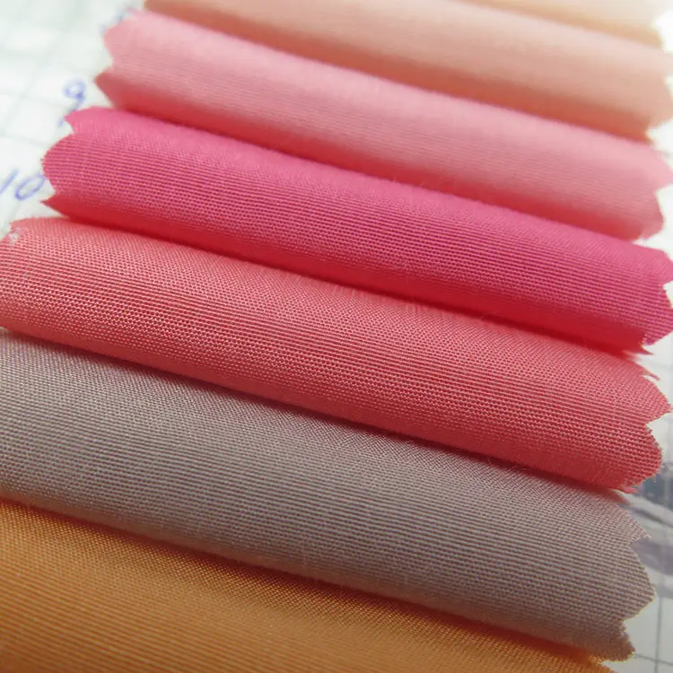 wholesale woven plain rayon viscose Cuprammonium blend silk light weight chiffon fabric for dress  soft shirts  scarves textile