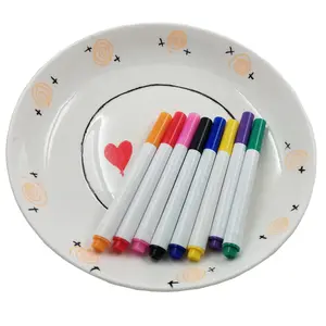 Permanent Porcelain Paint Marker Pens For Mugs Food Safe, Multi-color Ceramic Indelible Ink Marker Pen Set For DIY