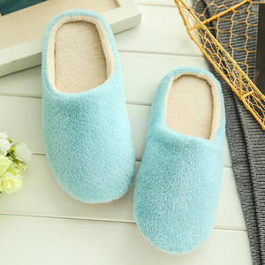 Pantofola <span class=keywords><strong>in</strong></span> peluche <span class=keywords><strong>in</strong></span> pile morbido antiscivolo per interni da donna - Product Image 5