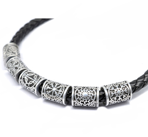 Haute qualité Viking <span class=keywords><strong>ourlet</strong></span> de Awe perle marteau pour bricolage Bracelets pendentif collier barbe cheveux perles perles en vrac produit - Product Image 5