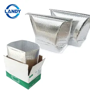 Insulated Shipping Cooler Mylar Single Thermal Liner Food Packing Insulated Foil Bubble Box Liners For Shipping