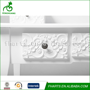 Contemporáneo de Roble Grande Barato <span class=keywords><strong>Tocador</strong></span> <span class=keywords><strong>En</strong></span> <span class=keywords><strong>Blanco</strong></span> - Product Image 3