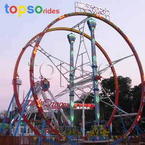 Atraente anel de grande parque de diversões jogos para monta roda Gigante passeio de carro para venda