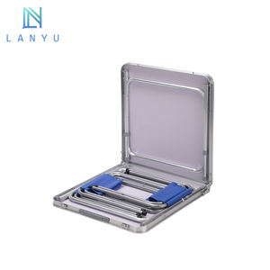 2018 barbacoa al aire libre más barato para <span class=keywords><strong>comprar</strong></span> plegables listón de aluminio camping asequible mesas de picnic - Product Image 4