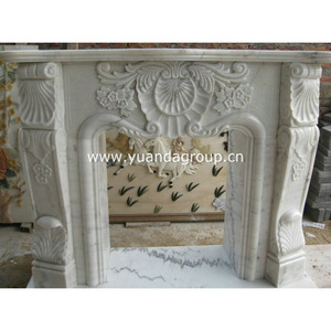 Piedra antigua tallada personalizado chimenea <span class=keywords><strong>de</strong></span> mármol/repisa - Product Image 6
