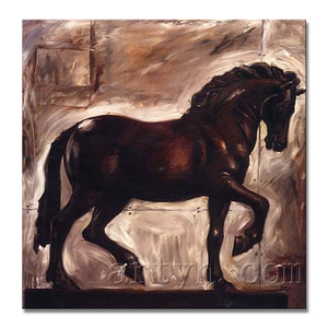 Hecho <span class=keywords><strong>a</strong></span> mano clásico 8 caballos pintura - Product Image 1
