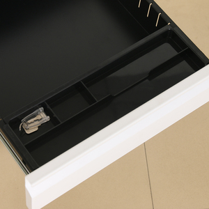 Khóa Chìa Khóa Nhiều Màu Cỡ A4 Tập Tin 3 Ngăn Kéo Tủ Bệ Di Động Bằng Kim Loại - Product Image 3