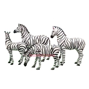 Diseño personalizado resina artesanía arte escultura al aire libre jardín calle paisaje decoración Pascua Animal <span class=keywords><strong>cebra</strong></span> estatua pintura técnica - Product Image 4