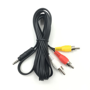 <span class=keywords><strong>สาย</strong></span>เคเบิลวิดีโอ EPro 3.5 มม. ตัวผู้ ไปยัง 3 RCA ตัวผู้ <span class=keywords><strong>สาย</strong></span><span class=keywords><strong>สัญญาณ</strong></span>ภาพและเสียง 1 เมตร <span class=keywords><strong>สาย</strong></span>ดิจิตอล RCA สำหรับต่อขยายกล่องทีวี ลำโพง เครื่องเล่นดีวีดี - Product Image 4