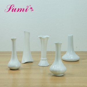 Poco costoso della fabbrica di design moderno bianco <span class=keywords><strong>vaso</strong></span> di <span class=keywords><strong>fiori</strong></span>, vasi di ceramica all'ingrosso per hotel - Product Image 2