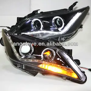 Para Camry Aurion LED ojos de ángel de luz de cabeza 2012 -13 año PW V1