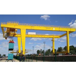 Double girder gantry crane 10ton to 300tons Lifting steel pipe with supplier