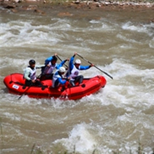 Raft gonflable en PVC de 1,8 mm certifié CE, 3,85 m, pour 8 personnes, adapté aux grottes karstiques - Product Image 1