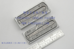 Jingzhanyi fabbrica di gioielli di progettazione e produzione di articoli per la tavola, fodero in metallo con manico in alluminio, stampo di collegamento personalizzato - Product Image 4