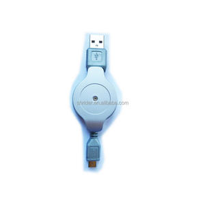 OEM Logo plat Rétractable <span class=keywords><strong>USB</strong></span> 2.0 vers Micro <span class=keywords><strong>USB</strong></span> chargeur câble <span class=keywords><strong>enrouleur</strong></span> - Product Image 2