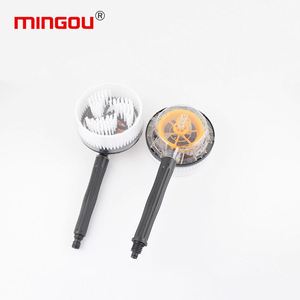 Vendita calda ruota manico del pennello rotante rotonda ad alta pressione rondella pennello polvere/auto rondella <span class=keywords><strong>spazzola</strong></span> di pulizia - Product Image 2
